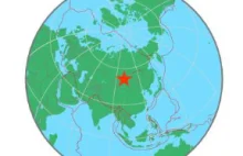 Bardzo silne trzęsienie ziemi o magnitudzie 6,8 w Mongolii