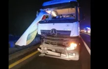Śmierć na A1. Białorusin nie zauważył 25-latka, który zmieniał koło w ciężarówce