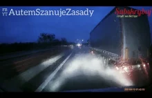Niebezpieczne warunki pogodowe na autostradzie
