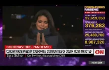 CNN reporter Sara Sidner breaks into tears during live report on COVID-19 deaths