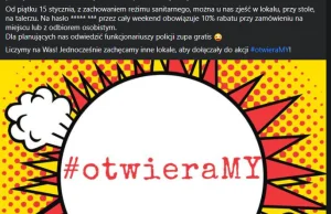 Bistro Czary Gary z Gdańska otwiera się i organizuje ciekawą akcję rabatową.