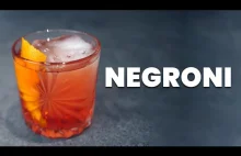 NEGRONI - jak zrobić łatwy klasyczny koktajl z ginem z 1919 roku