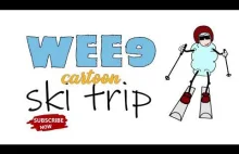 Ski trip funny cartoon #cartoon #weeecartoon #you