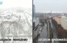 W jednej dzielnicy - śnieg, w drugiej - nic | Szczecin