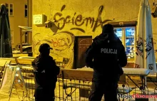 Akcja policji w oleśnickim pubie Ściema, który postanowił wznowić działalność
