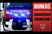 Motoambulans - zagrożenie chemiczne, agresywny i kilka wypadków