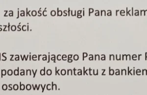 Bank przysłał do mnie SMS z moim numerem PESEL. Twierdzi, że było to "hasło".