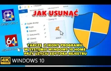 Usunięcie tarczy z ikony programu w Windows 10 HOME + skrypt do pobrania