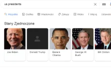 Google cenzuruje zdjęcie Donalda Trumpa przy wyszukiwaniu prezydentów USA