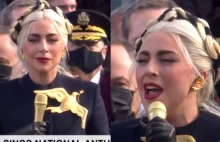 Lady Gaga zaśpiewała hymn USA na inauguracji Joe Bidena! Internauci: Czuję...