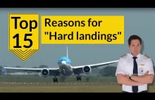 TOP 15 Reasons for HARD LANDINGS! DON'T BLAME the first officer!