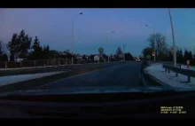 Drift na rondzie BMW i szybka reakcja policji