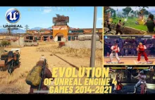 Evolution of Unreal Engine 4 Games 2014-2021