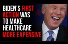 Biden's FIRST ACTION In Office Is To Make Healthcare MORE EXPENSIVE