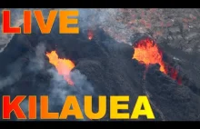 Wulkan Kilauea na żywo