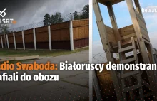 Łukaszenka zbudował obóz dla demonstrantów ZDJĘCIA