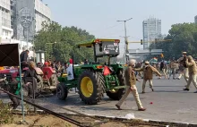Chaos w Indii, starcia rolników z policja na niespotykaną wcześniej skalę