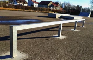 Nowy "skatepark" w Białogardzie za 100 tysięcy złotych... xD