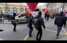 Francja: Starcia pomiędzy antifą i studentami.