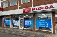 Salon motocykli Honda zamienił się w lokalne centrum szczepień przeciwko COVID19