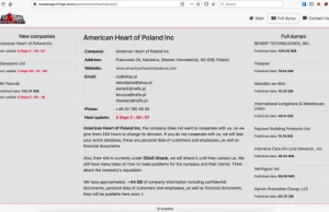 Atak ransoware na największą sieć klinik kardiologicznych w Polsce |...