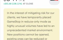 Platforma Trading212 "w trosce o klientów" blokuje możliwość zakupu akcji.