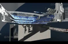 Mechanizm chowania murawy na stadionie Realu Madryt - Kosmos!