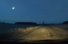 Meteor spadł koło Świebodzina. Wyjątkowe wideo.