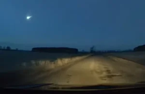 Meteor spadł koło Świebodzina. Wyjątkowe wideo.