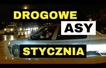 Drogowe łobuzy, piraci a czasem zwykłe chamy. Kompilacja z polskich dróg 01.2021