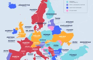 Najpopularniejsze nazwiska w różnych krajach na świecie