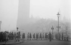 W 1952 roku smog w Londynie spowodował śmierć nawet 12 tysięcy osób!