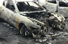 Nad Sanem spłonęły trzy samochody! (VIDEO, ZDJĘCIA