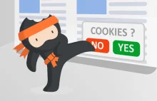 Ninja Cookie to rozszerzenie usuwające na zawsze powiadomienia o plikach cookies
