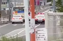 Wyścig między skuterem a policją Japonia