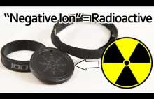 Opaski sprzedawane jako pro zdrowotne są Radioaktywne.