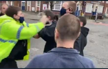 Brytyjski policjant uderzył Polaka w twarz za otworzenie kawiarni