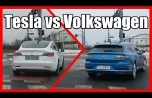 Tesla Autopilot vs VW Travel Assist - test