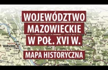 ️ Województwo mazowieckie, Mapa historyczna, Regiony i krainy historyczne
