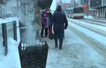 Koksowniki na przystankach autobusowych w Olsztynie