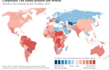 W których krajach korporacje płacą najmniej podatków?