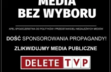 Apel SPOŁECZEŃSTWA do polityków i mediów niezależnych - zlikwidujmy razem TVP!