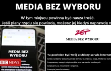 BBC o proteście mediów prywatnych