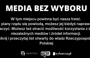 Dziesiątki ludzi w Łodzi protestuje w obronie niezależnych mediów