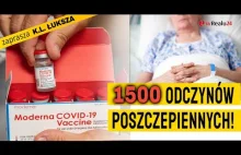 1500 odczynów POSZCZEPIENNYCH w Polsce.