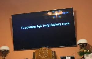 TVP przed orędziem Grodzkiego puściło czarną planszę