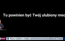 TVP INFO kłamie... w ich ramówce nie ma meczów