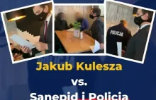 Poseł Jakub Kulesza w trakcie nalotu Sanepidu i Policji na puławską restaurację!