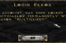 Blokada konta w Project Diablo 2
