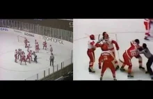 Brutal Team Fight | Canada vs USSR | 1987 World Junior Championship | Full Fight